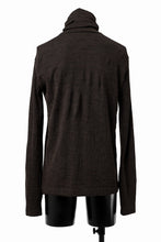 画像をギャラリービューアに読み込む, KLASICA SMOKE SMOOTH TURTLE NECK PULL / JACQUARD KNIT JERSEY (DARK OLIVE)