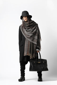 Load image into Gallery viewer, blackcrow stole wo/ny woven (GREY CHECK)