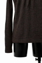 画像をギャラリービューアに読み込む, KLASICA SMOKE SMOOTH TURTLE NECK PULL / JACQUARD KNIT JERSEY (DARK OLIVE)