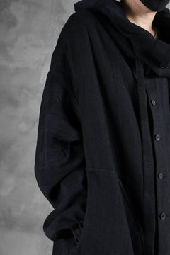 画像をギャラリービューアに読み込む, SOSNOVSKA exclusive COMBINED HOODIE JACKET (BLACK x CHECK)