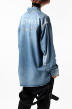 Load image into Gallery viewer, mastermind JAPAN WORK SHIRT / LIGHT OZ DENIM (INDIGO)