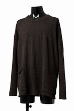 画像をギャラリービューアに読み込む, KLASICA DOZE SIDE POCKET WIDE BODY PULL / JACQUARD KNIT JERSEY (DARK OLIVE)