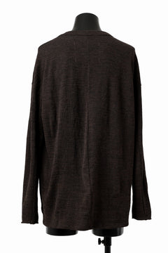 画像をギャラリービューアに読み込む, KLASICA DOZE SIDE POCKET WIDE BODY PULL / JACQUARD KNIT JERSEY (DARK OLIVE)
