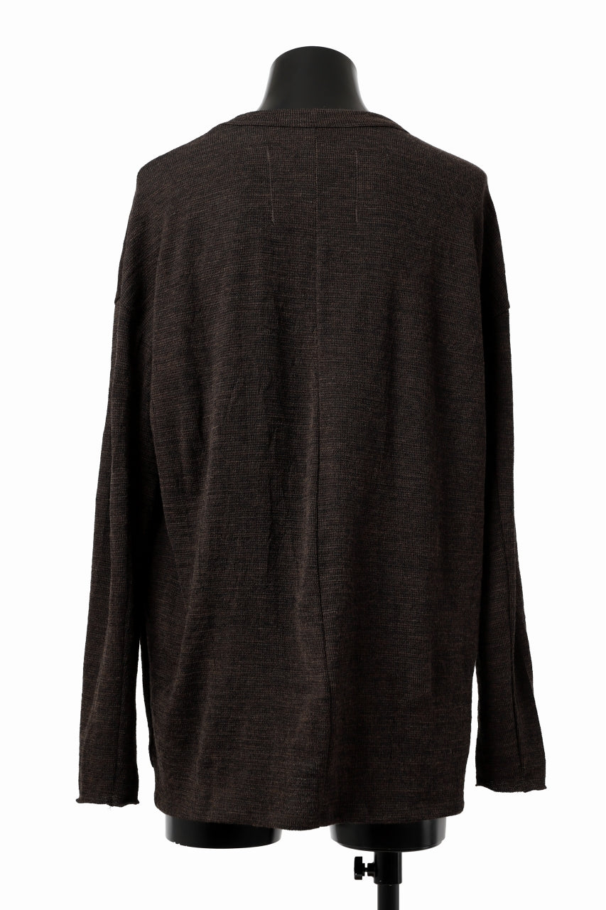 画像をギャラリービューアに読み込む, KLASICA DOZE SIDE POCKET WIDE BODY PULL / JACQUARD KNIT JERSEY (DARK OLIVE)