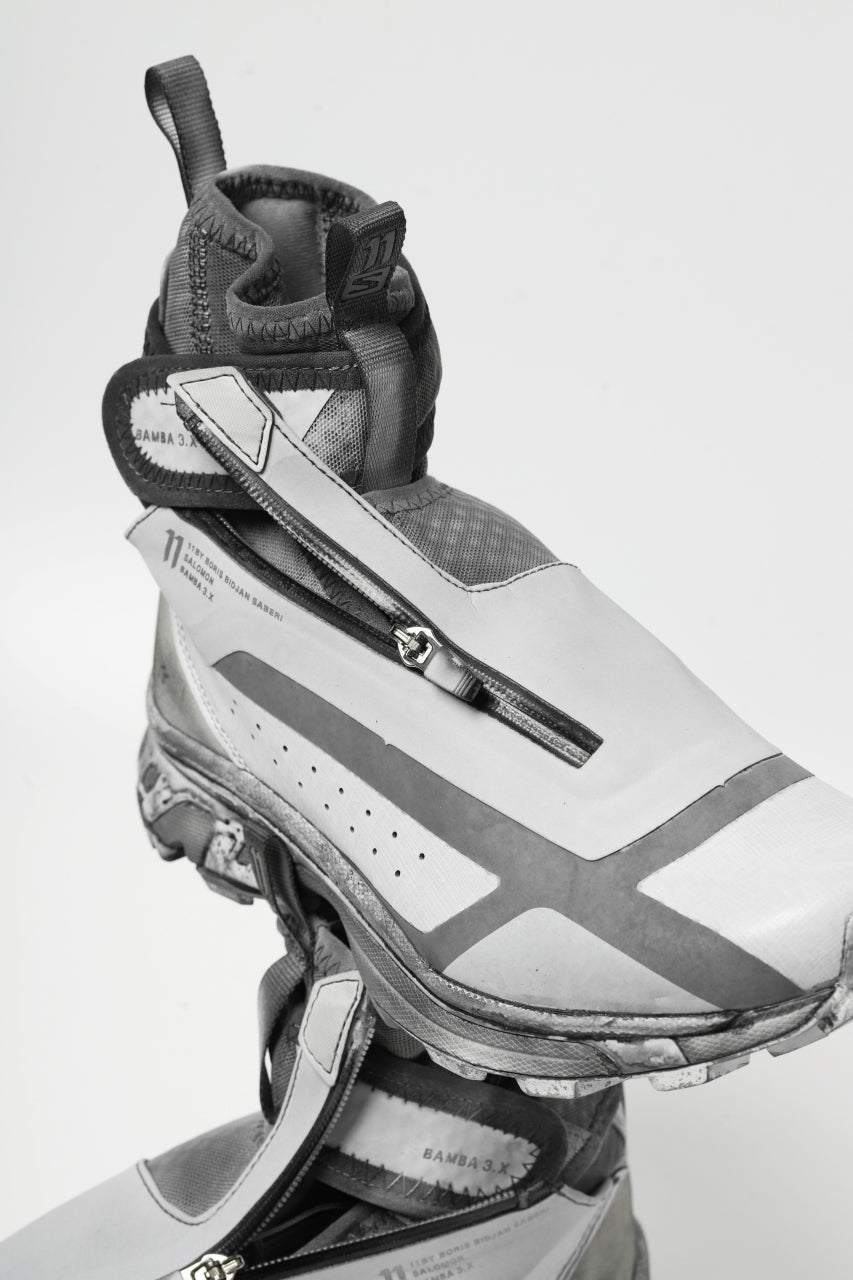 画像をギャラリービューアに読み込む, 11 BY BORIS BIDJAN SABERI x SALOMON "BAMBA 3.X" (OBJECT DYED LIGHT GREY)