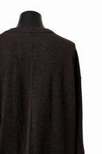 画像をギャラリービューアに読み込む, KLASICA DOZE SIDE POCKET WIDE BODY PULL / JACQUARD KNIT JERSEY (DARK OLIVE)