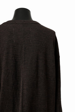 画像をギャラリービューアに読み込む, KLASICA DOZE SIDE POCKET WIDE BODY PULL / JACQUARD KNIT JERSEY (DARK OLIVE)