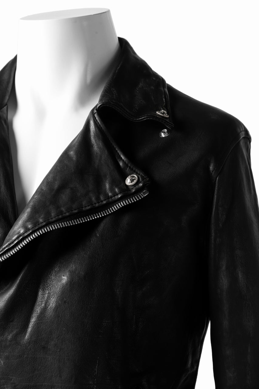 画像をギャラリービューアに読み込む, BACKLASH THE LINE DOUBLE BREASTED JACKET / ITALY CALF