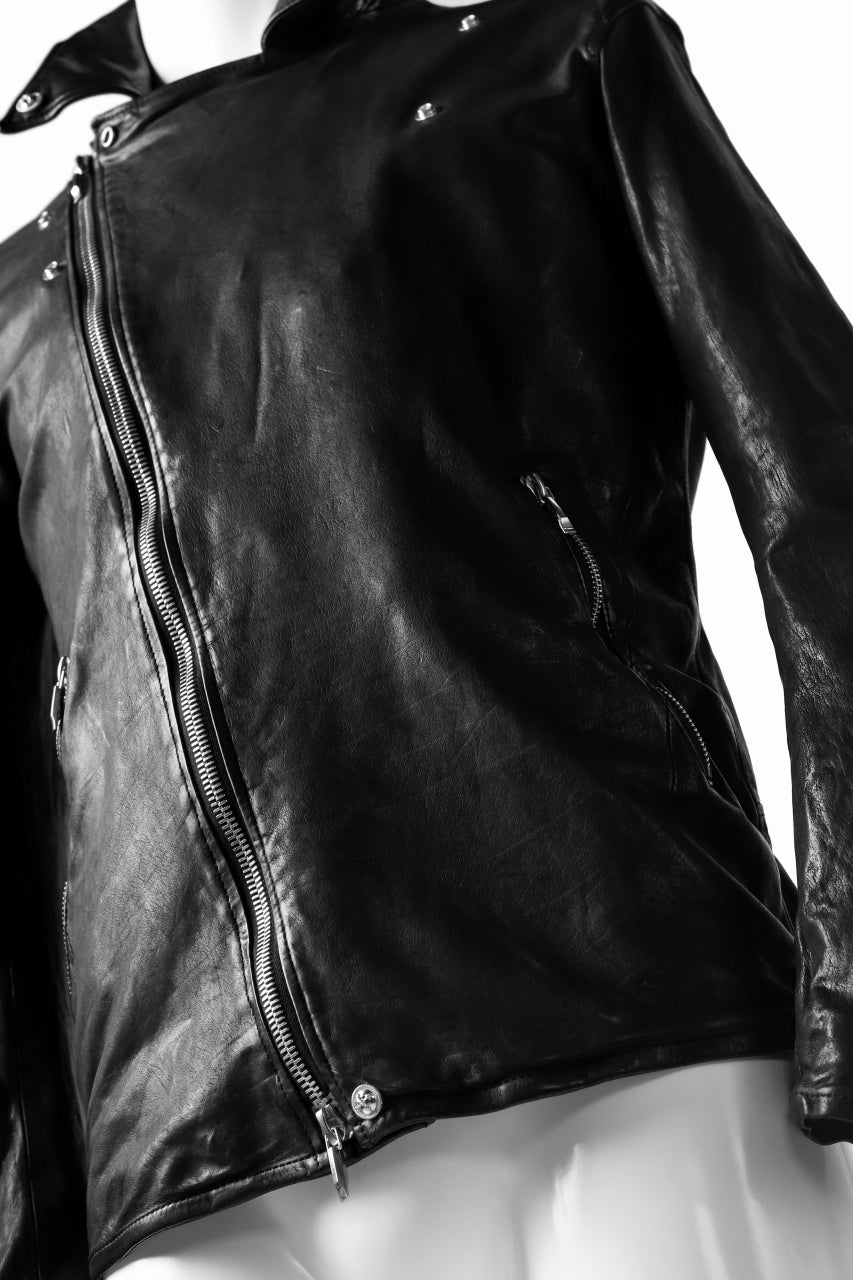 画像をギャラリービューアに読み込む, BACKLASH THE LINE DOUBLE BREASTED JACKET / ITALY CALF