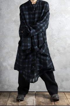 画像をギャラリービューアに読み込む, SOSNOVSKA CELL SORTING LONG SHIRT (PLAID)