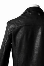 画像をギャラリービューアに読み込む, BACKLASH THE LINE DOUBLE BREASTED JACKET / ITALY CALF