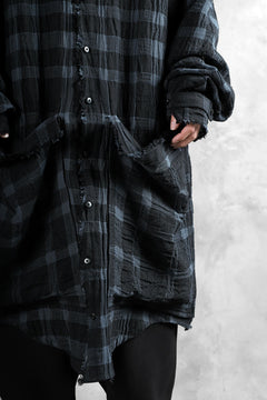 画像をギャラリービューアに読み込む, SOSNOVSKA CELL SORTING LONG SHIRT (PLAID)