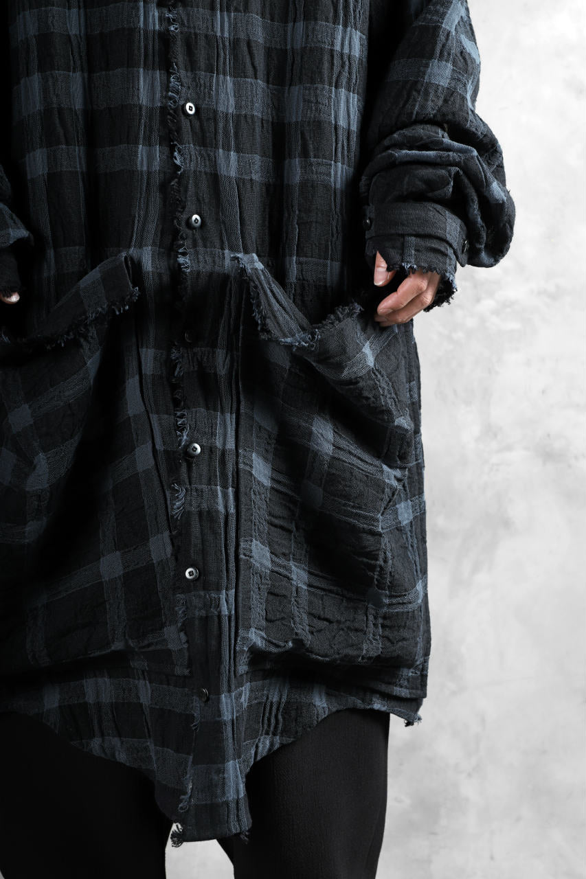 画像をギャラリービューアに読み込む, SOSNOVSKA CELL SORTING LONG SHIRT (PLAID)