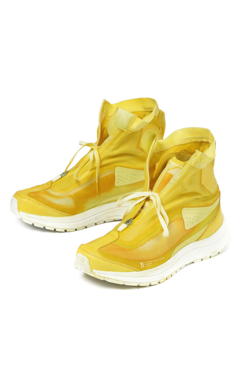 画像をギャラリービューアに読み込む, 11 BY BORIS BIDJAN SABERI x SALOMON "BAMBA 2 HIGH" (OBJECT DYED YELLOW)
