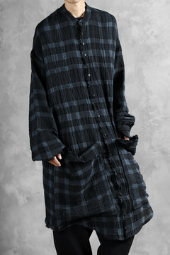 画像をギャラリービューアに読み込む, SOSNOVSKA CELL SORTING LONG SHIRT (PLAID)