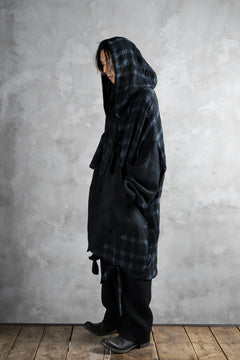 画像をギャラリービューアに読み込む, SOSNOVSKA COLLAPSE HOODIE CELLS (MIXED PLAID)