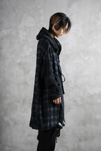 画像をギャラリービューアに読み込む, SOSNOVSKA COLLAPSE HOODIE CELLS (MIXED PLAID)