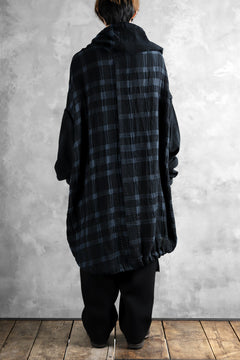 画像をギャラリービューアに読み込む, SOSNOVSKA COLLAPSE HOODIE CELLS (MIXED PLAID)