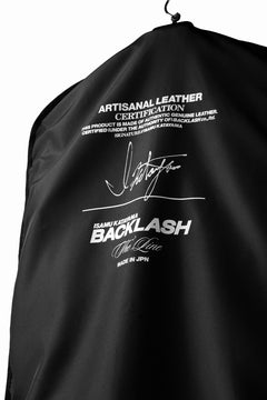画像をギャラリービューアに読み込む, BACKLASH THE LINE DOUBLE BREASTED JACKET / ITALY CALF