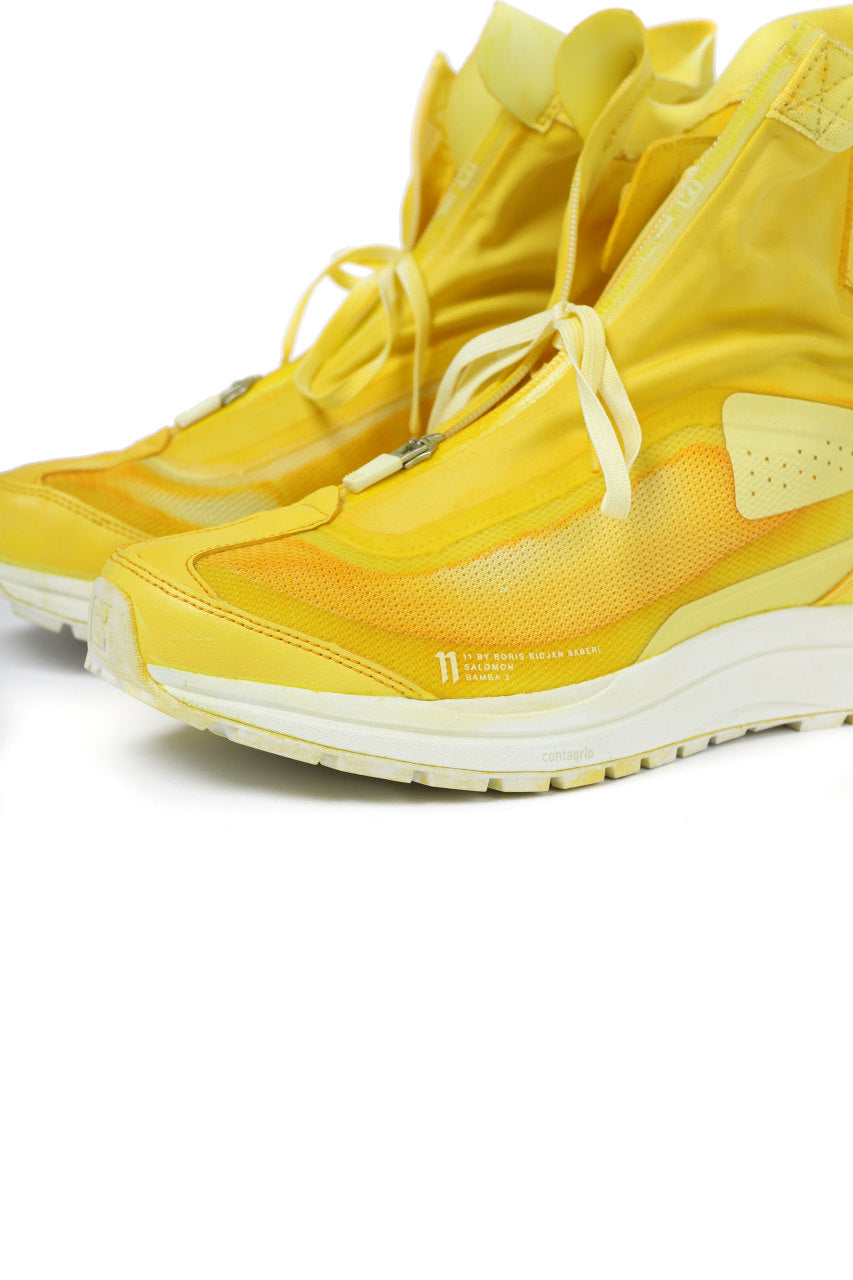 画像をギャラリービューアに読み込む, 11 BY BORIS BIDJAN SABERI x SALOMON "BAMBA 2 HIGH" (OBJECT DYED YELLOW)
