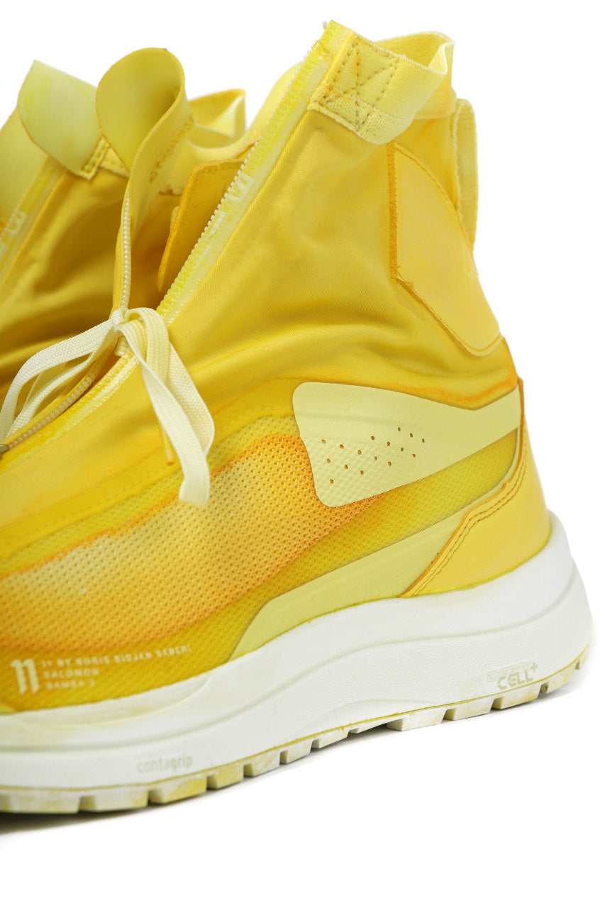 画像をギャラリービューアに読み込む, 11 BY BORIS BIDJAN SABERI x SALOMON "BAMBA 2 HIGH" (OBJECT DYED YELLOW)