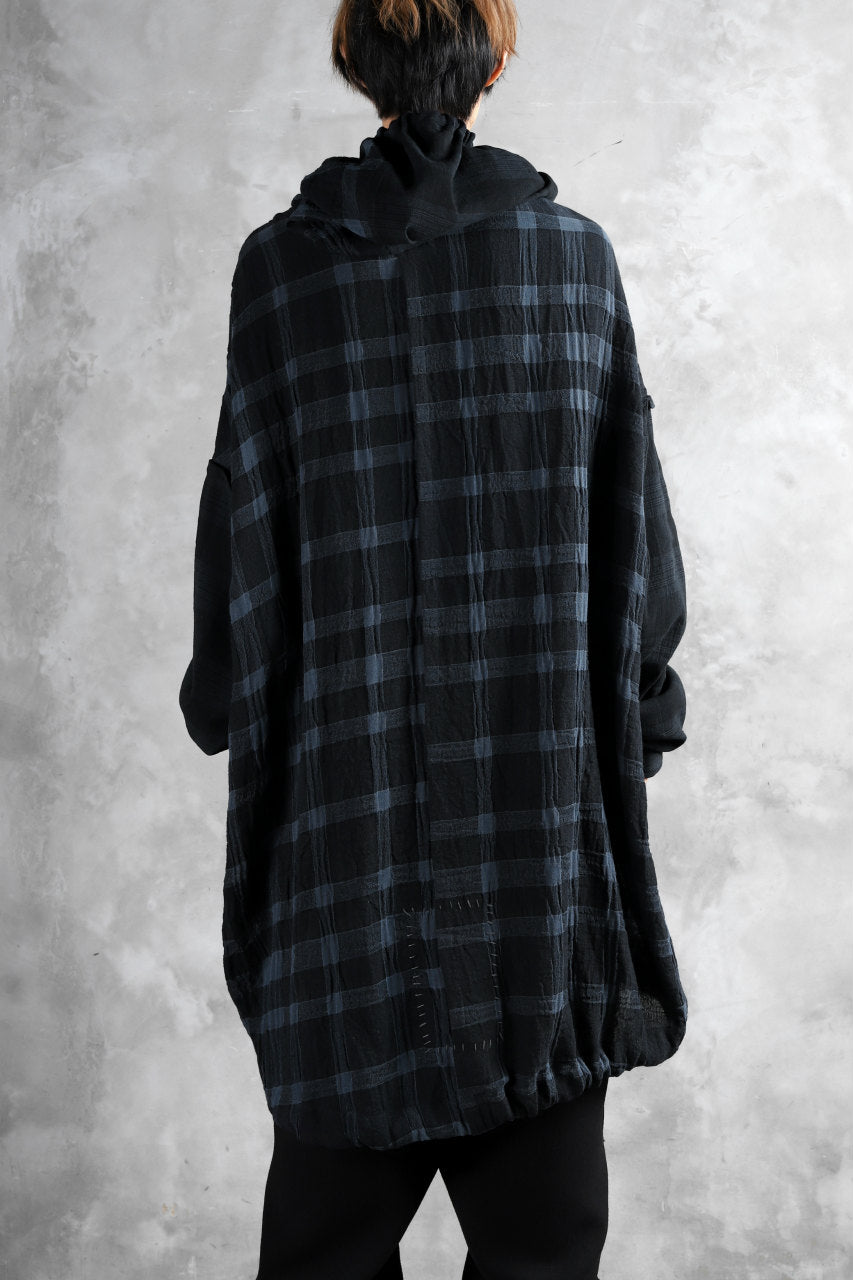 画像をギャラリービューアに読み込む, SOSNOVSKA COLLAPSE HOODIE CELLS (MIXED PLAID)