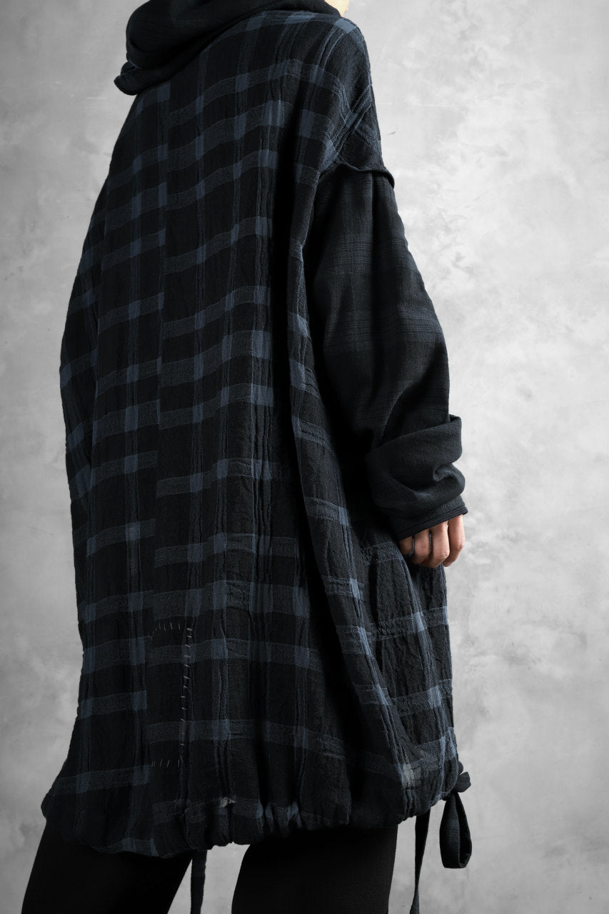 画像をギャラリービューアに読み込む, SOSNOVSKA COLLAPSE HOODIE CELLS (MIXED PLAID)