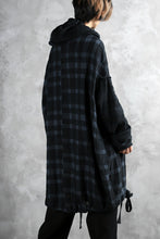 画像をギャラリービューアに読み込む, SOSNOVSKA COLLAPSE HOODIE CELLS (MIXED PLAID)