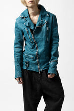 Load image into Gallery viewer, ISAMU KATAYAMA BACKLASH exclusive DOUBLE RIDERS JACKET / JP-CALF GARMENT WASHED (BLACK)