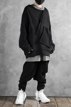 画像をギャラリービューアに読み込む, SOSNOVSKA exclusive SLASH COMBINATION SWEATER TOP (BLACK)