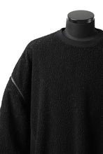 画像をギャラリービューアに読み込む, FACETASM FLEECE ZIPPER SWEAT PULLOVER (BLACK)