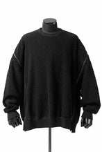 画像をギャラリービューアに読み込む, FACETASM FLEECE ZIPPER SWEAT PULLOVER (BLACK)