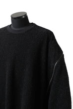 画像をギャラリービューアに読み込む, FACETASM FLEECE ZIPPER SWEAT PULLOVER (BLACK)