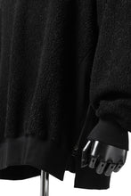 画像をギャラリービューアに読み込む, FACETASM FLEECE ZIPPER SWEAT PULLOVER (BLACK)