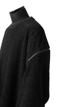 画像をギャラリービューアに読み込む, FACETASM FLEECE ZIPPER SWEAT PULLOVER (BLACK)