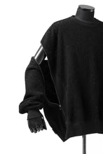 画像をギャラリービューアに読み込む, FACETASM FLEECE ZIPPER SWEAT PULLOVER (BLACK)