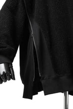 画像をギャラリービューアに読み込む, FACETASM FLEECE ZIPPER SWEAT PULLOVER (BLACK)