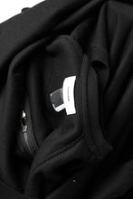 画像をギャラリービューアに読み込む, FACETASM FLEECE ZIPPER SWEAT PULLOVER (BLACK)