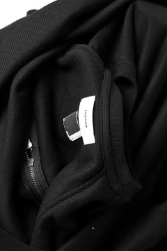 画像をギャラリービューアに読み込む, FACETASM FLEECE ZIPPER SWEAT PULLOVER (BLACK)