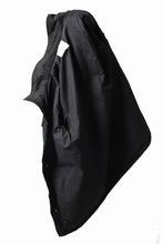 Load image into Gallery viewer, daub PADDED SAHARIANA JACKET / SOFT COTTON TWILL (BLACK)