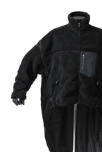 画像をギャラリービューアに読み込む, FACETASM HIGH-LOW ZIPPER FLEECE JACKET (BLACK)