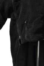 画像をギャラリービューアに読み込む, FACETASM HIGH-LOW ZIPPER FLEECE JACKET (BLACK)