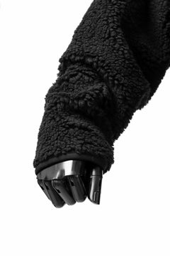 画像をギャラリービューアに読み込む, FACETASM HIGH-LOW ZIPPER FLEECE JACKET (BLACK)