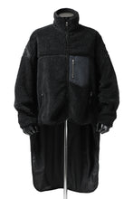 画像をギャラリービューアに読み込む, FACETASM HIGH-LOW ZIPPER FLEECE JACKET (BLACK)
