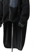 画像をギャラリービューアに読み込む, FACETASM HIGH-LOW ZIPPER FLEECE JACKET (BLACK)