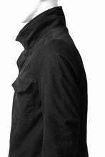 Load image into Gallery viewer, daub PADDED SAHARIANA JACKET / SOFT COTTON TWILL (BLACK)