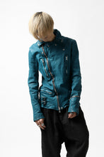Load image into Gallery viewer, ISAMU KATAYAMA BACKLASH exclusive DOUBLE RIDERS JACKET / JP-CALF GARMENT WASHED (BLACK)