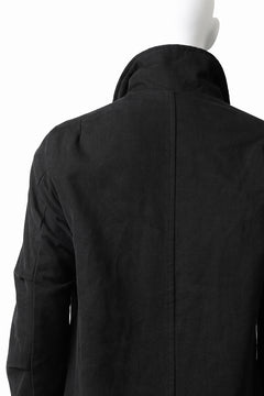 Load image into Gallery viewer, daub PADDED SAHARIANA JACKET / SOFT COTTON TWILL (BLACK)