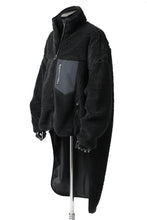 画像をギャラリービューアに読み込む, FACETASM HIGH-LOW ZIPPER FLEECE JACKET (BLACK)