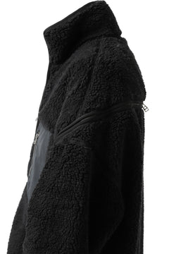 画像をギャラリービューアに読み込む, FACETASM HIGH-LOW ZIPPER FLEECE JACKET (BLACK)